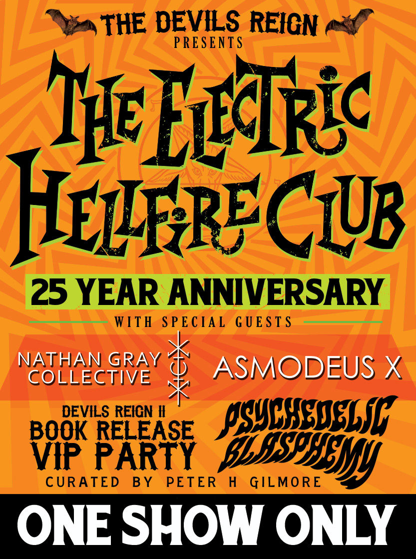 Image result for electric hellfire club concert poster